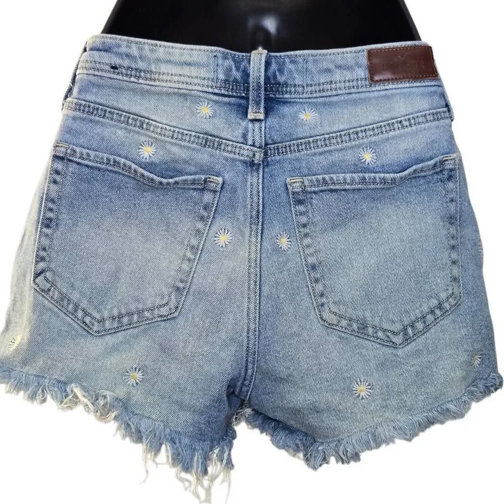 Hollister Denim Shorts Size 3 High Rise Mom 3